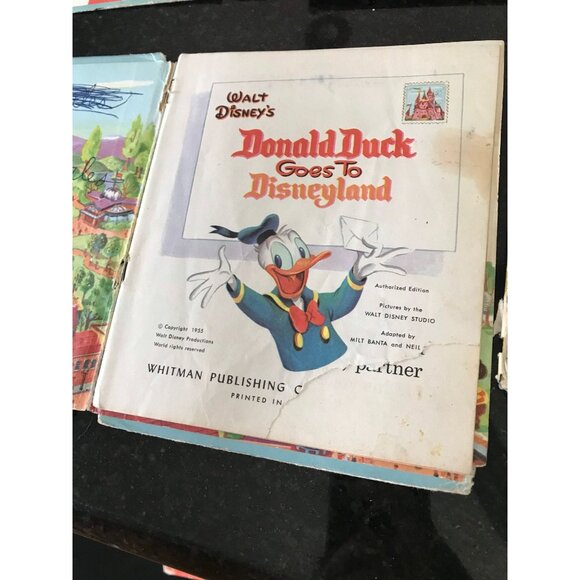 Vtg 1950's Lot 4 Children's Books Total 3 Whitman Tell a Tale Book & 1 Rand - Picture 5 of 9